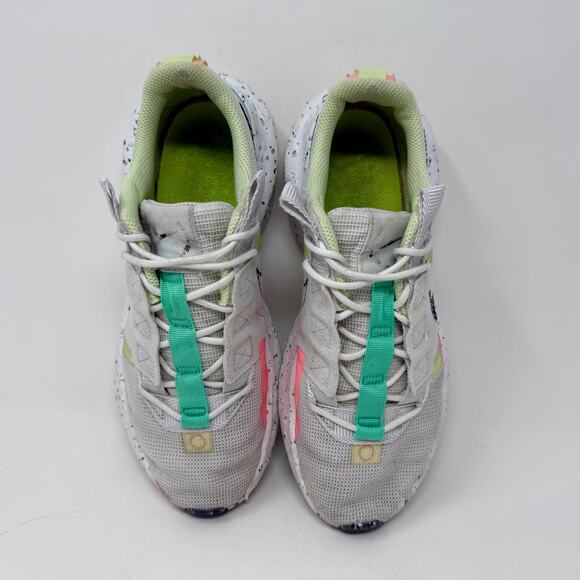 Nike Crater Impact Run Shoe Womens 8 White Green Sporty Sturdy I.9.3 Lightweight - Picture 13 of 15